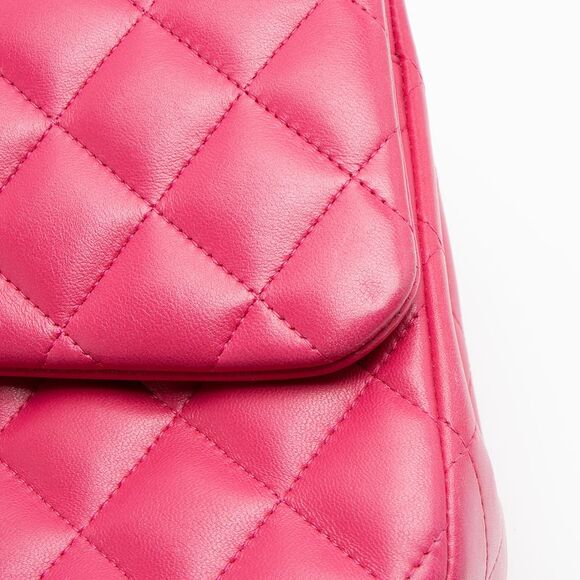 Chanel Lambskin Classic Jumbo Double Flap Bag - Picture 16 of 16